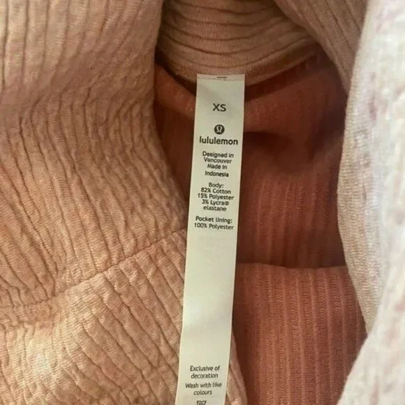 Lululemon Along The Way Knit Sweater Slouchy Dress Cowl Neck - Picture 7 of 7